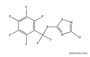 3-chloro-5-(perfluorobenzylthio)-1,2,4-thiadiazole